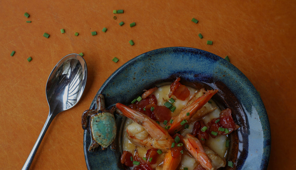Good Enough Shrimp and Grits with Candied Bacon – Unicoi Preserves