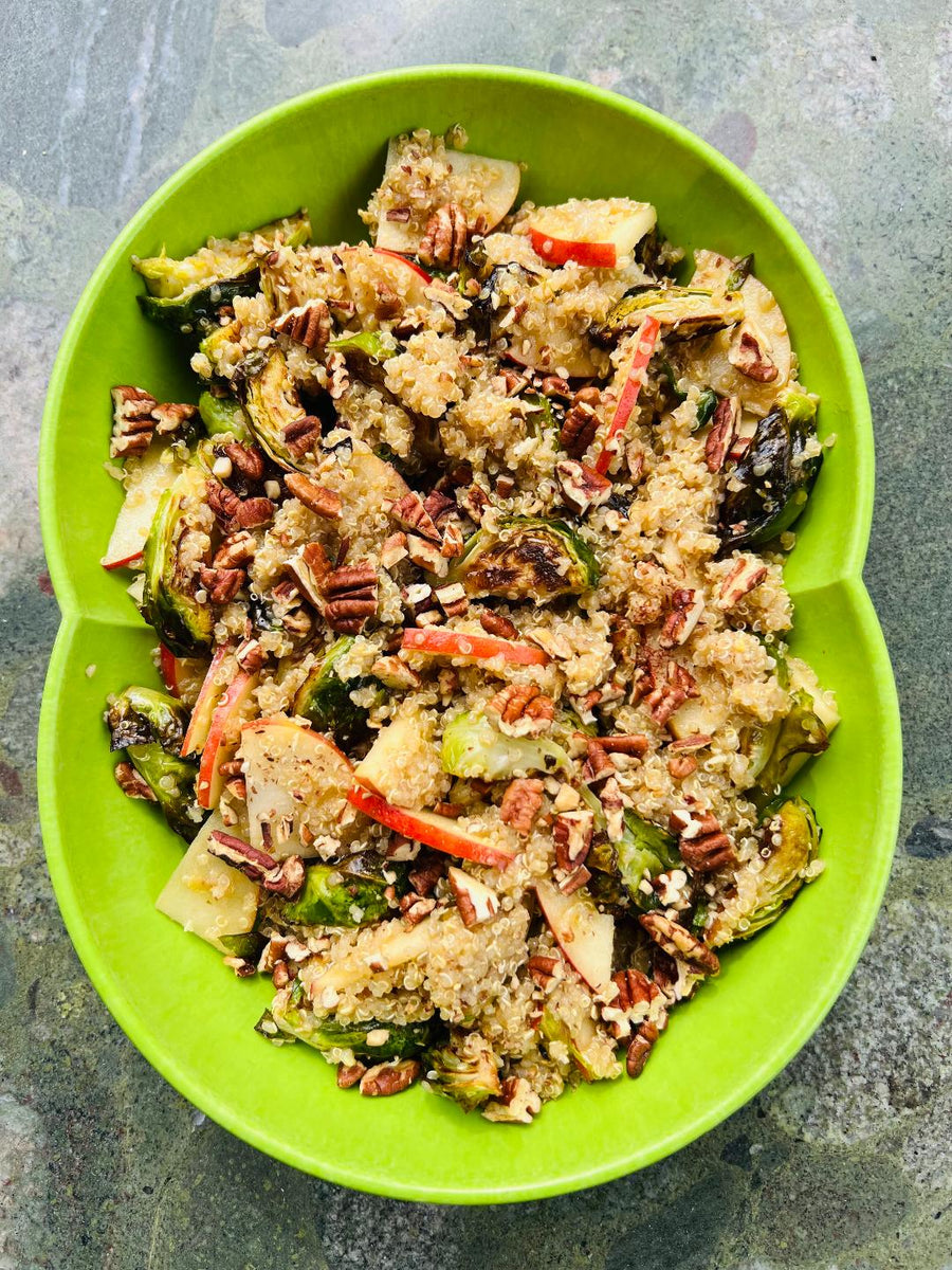 Roasted Brussels Sprouts and Quinoa Salad – Unicoi Preserves