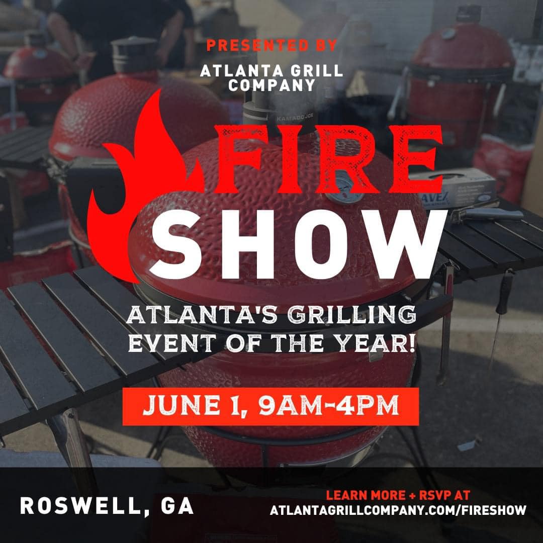 Atlanta Grill Fire Show 2024 Vanilla Sugar Rub Unicoi Preserves